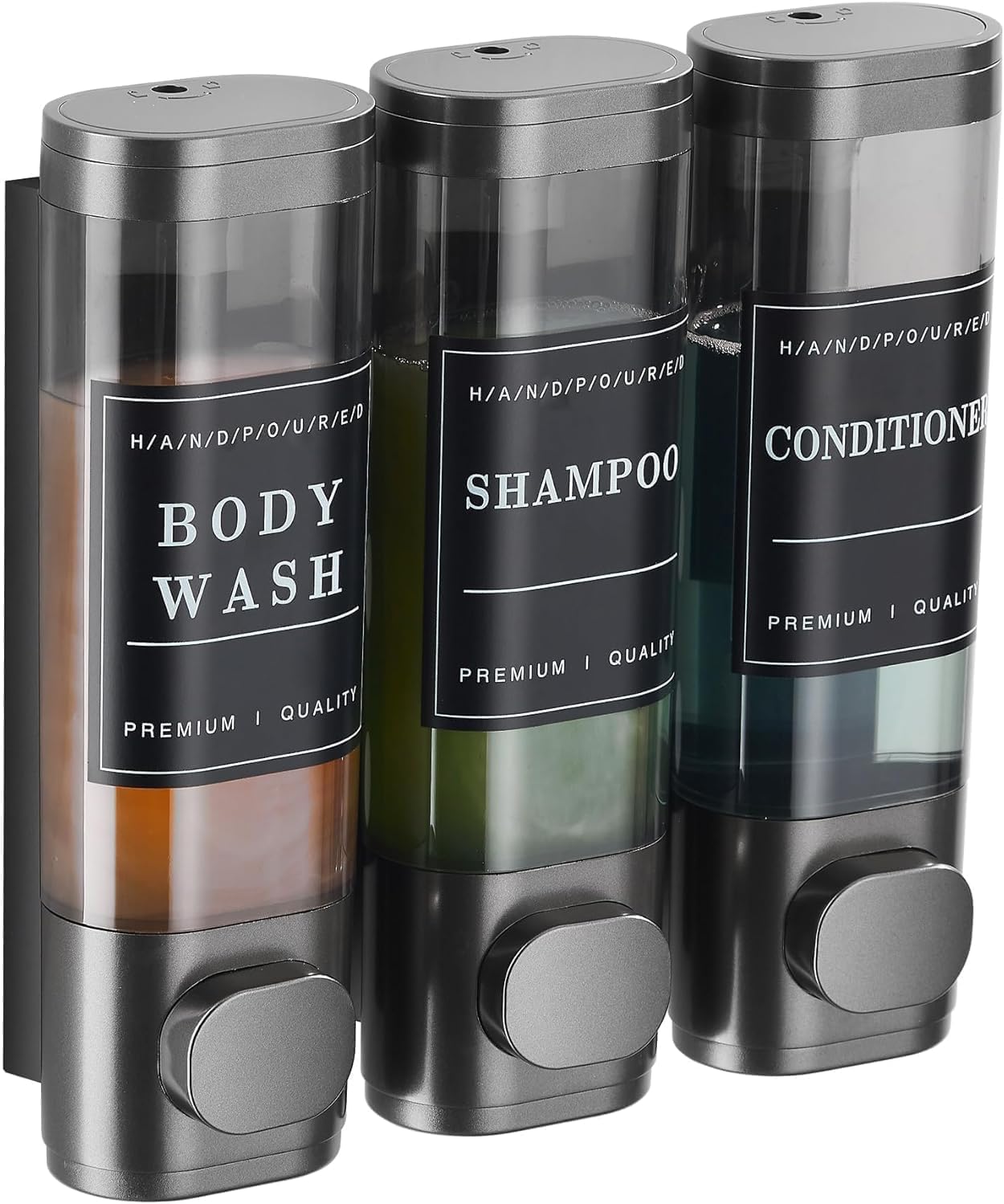Gungray Wall-Mounted Shampoo Dispensers