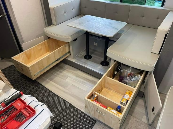 RV Dinette with Storage