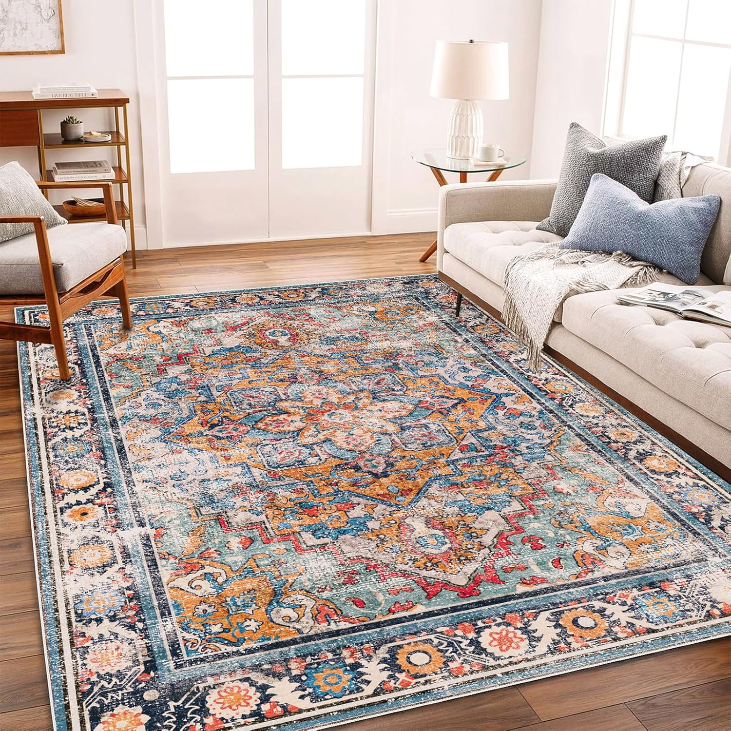 CHAMPLANT boho patterned rug
