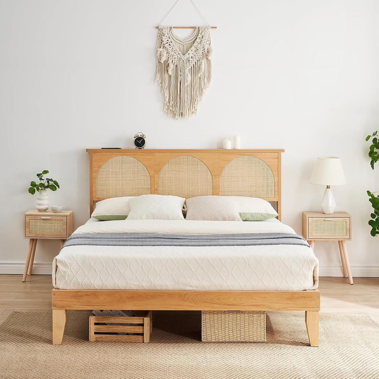 Garvee Rattan Bed Frame