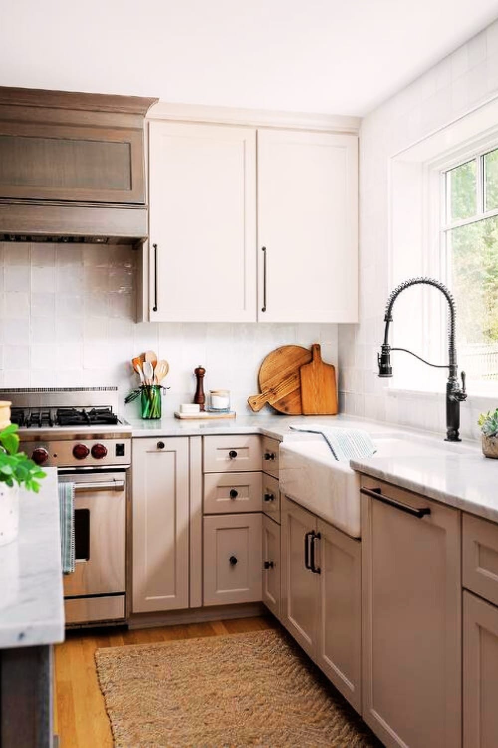 Light Taupe kitchen cabinets