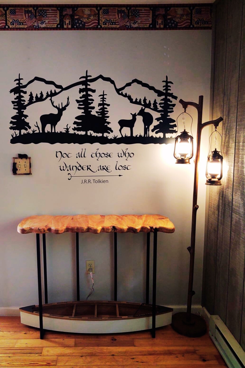 Scenekoy Farmhouse Tall Floor Lamp