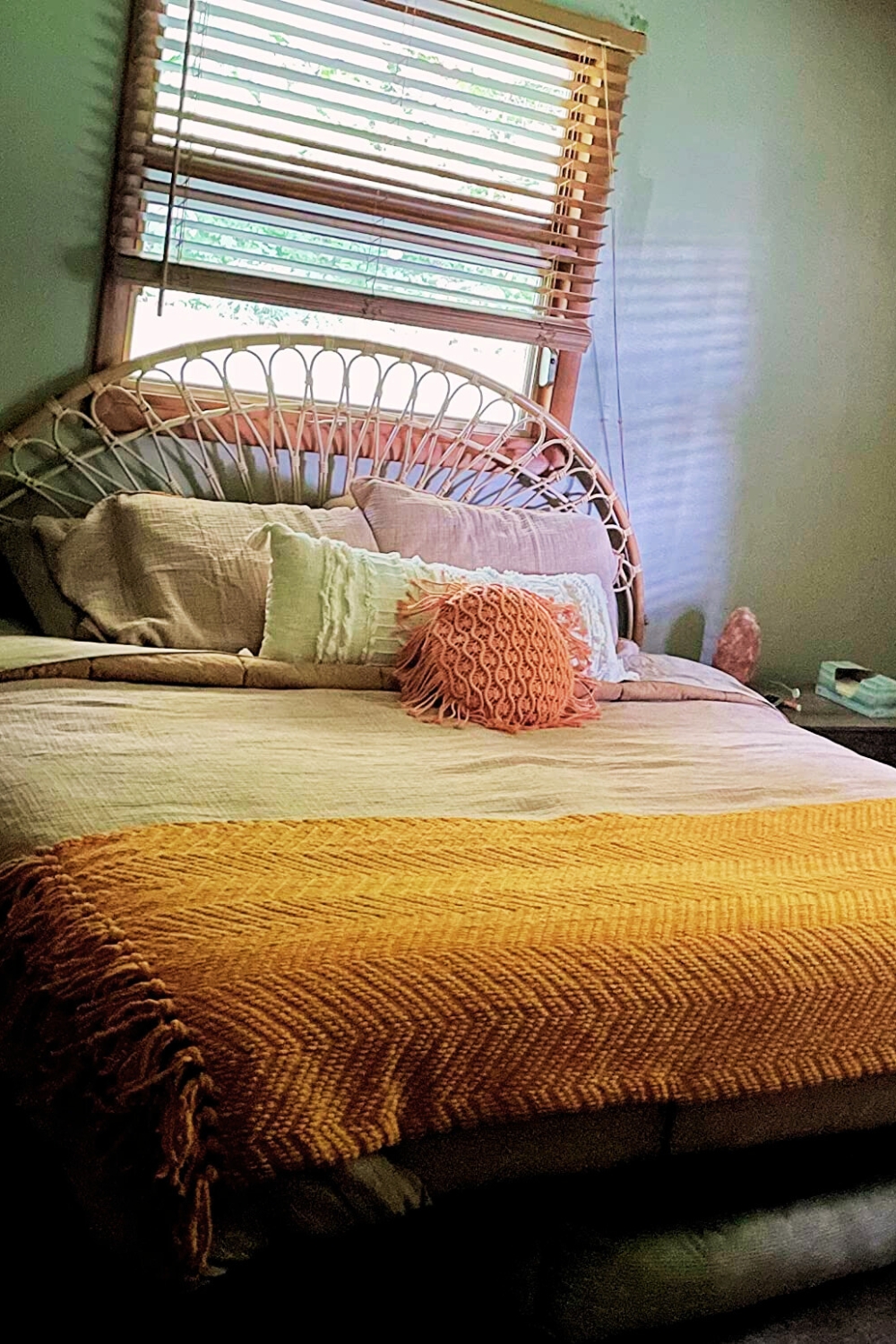 bali & pari Devereaux Rattan Headboard 