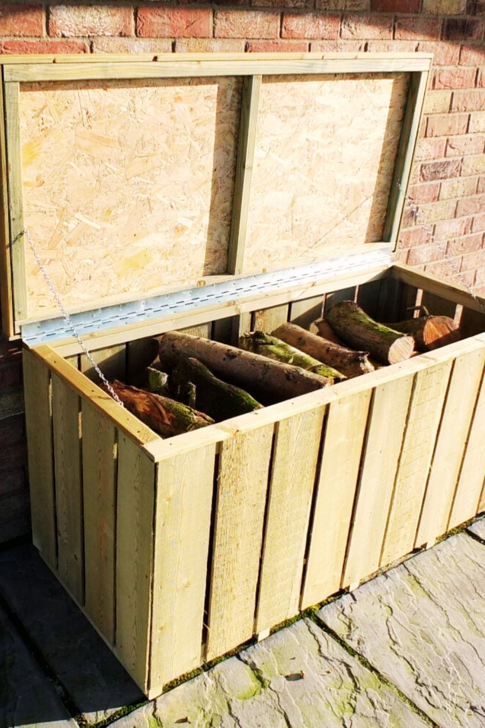 Firewood Box with Lid